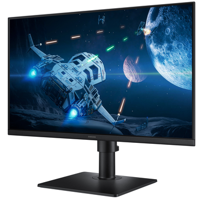 Монiтор Samsung 27" S27D400 (LS27D400GAIXUA) IPS Black 100Hz, 1920&times;1080, 27", 100 Гц, IPS, W-LED, S40GD, 8 біт, 16:9, Кут нахилу 90 градусів; Регулювання кута нахилу; Регулювання висоти, Плаский, 3.5 мм audio, USB Hub, HDMI, DisplayPort, 100&times;100, Матове, 5 мс