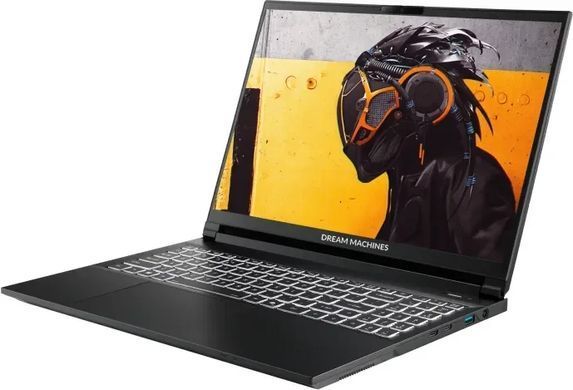 Ноутбук Dream Machines RT5050-15 (RT5050-15UA26) Black, RT5050-15, Геймінг, Ryzen AI 9 HX 370, AMD Ryzen AI 9, 12, SSD, 1 ТБ, Дискретна, NVIDIA GeForce RTX 5050, 8 ГБ, DDR5, 16 ГБ, 4800 МГц, 15.3", 1920&times;1200, IPS, 300 ніт, 165 Гц, USB-A; USB-A; USB4; USB4; Mini DisplayPort; HDMI 2.1; LAN, 60 Вт&middot;год