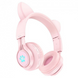Навушники Bluetooth Hoco W39 Cat Ear Pink