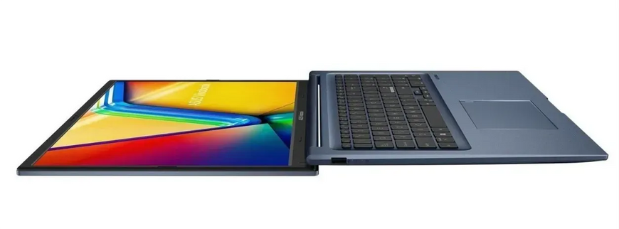 Ноутбук Asus Vivobook 17 X1704VA-AU755 (90NB10V2-M00V30) Quiet Blue, Blue, Vivobook 17, Офіс, Навчання, Core i3-1315U, Intel Core i3, 6, SSD, 512 ГБ, Інтегрована, Intel UHD Graphics, Інтегрована, DDR4, 16 ГБ, 3200 МГц, 17.3", 1920&times;1080, IPS, 250 ніт, 60 Гц, USB-A; USB-A; USB-C; HDMI, 50 Вт&middot;год