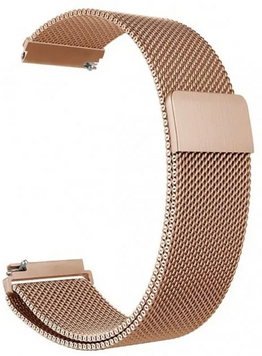 Ремінець універсальний Milanese 22mm Rose Gold