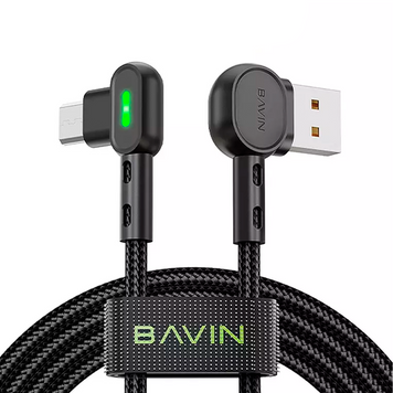 Кабель Bavin CB258 MicroUSB 18W 1.2m Black