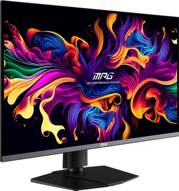 Монітор MSI 31.5" MPG 321URX QD-OLED Black Curved 240Hz, 3840&times;2160, 31.5", 240 Гц, QD-OLED, QD-OLED, MPG, 10 біт, 16:9, Кут нахилу 90 градусів; Регулювання кута нахилу; Регулювання висоти, Плаский, USB-C, HDMI, DisplayPort, 3.5 мм audio, USB Hub, 100&times;100, Матове, 0.03 мс