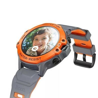 Дитячий Смарт Годинник Hoco Y107 4G Children Phone Watch Orange