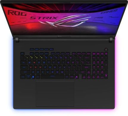 Ноутбук Asus ROG Strix SCAR 18 G835LR-SA125W (90NR0LS1-M00500) Off Black, ROG Strix SCAR 18, Геймінг, Core Ultra 9 275HX, Intel Core Ultra 9, 24, SSD, 1 ТБ, Дискретна, NVIDIA GeForce RTX 5070 Ti, 12 ГБ, DDR5, 64 ГБ, 5600 МГц, 18", 2560&times;1600, Mini LED, 1200 ніт, 240 Гц, USB-A; USB-A; USB-A; Thunderbolt 5; Thunderbolt 5; HDMI 2.1; LAN, 90 Вт&middot;год