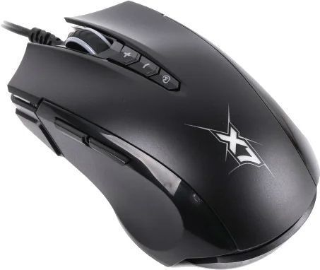 Миша A4Tech X89 Black, Black, Ігрова, Дротова, 8, USB, 2400, 1.80 м, Пластик, 128 &times; 67 &times; 40 мм, Ергономічний для правої руки, Оптичний