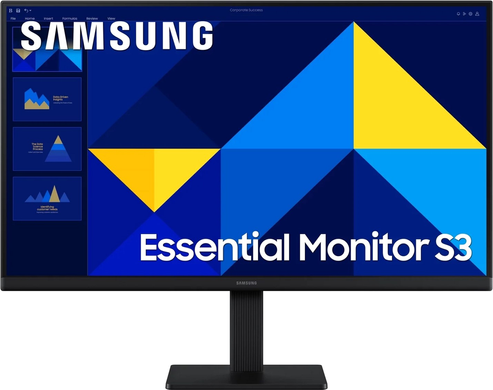 Монітор Samsung 27 S27D300 Black, Black, 1920&times;1080, 27", 100 Гц, IPS, W-LED, S30GD, 8 біт, 16:9, Регулювання кута нахилу, Плаский, HDMI, VGA, 100&times;100, Матове, 5 мс