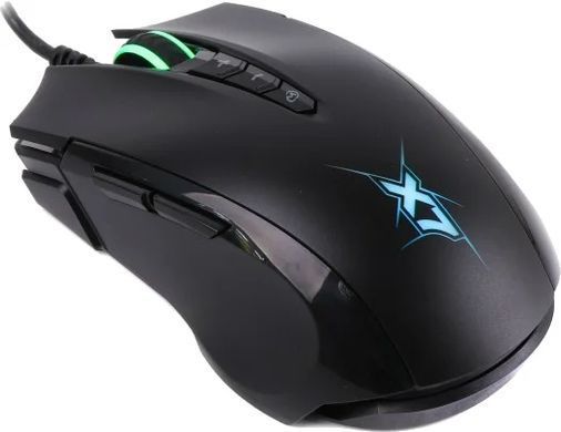 Миша A4Tech X89 Black, Black, Ігрова, Дротова, 8, USB, 2400, 1.80 м, Пластик, 128 &times; 67 &times; 40 мм, Ергономічний для правої руки, Оптичний