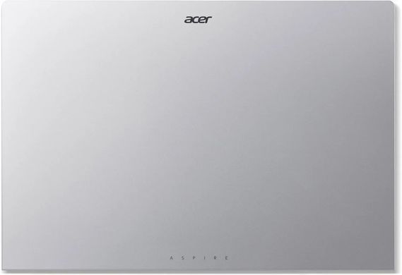 Ноутбук Acer Aspire Lite AL16-54P-54U7 (NX.DK6EU.002) Silver, Aspire Lite, Офіс, Навчання, Core 5 120U, Intel Core 5, 10, SSD, 512 ГБ, Інтегрована, Intel Graphics, Інтегрована, LPDDR5, 16 ГБ, 4800 МГц, 16", 1920&times;1200, IPS, 250 ніт, 60 Гц, USB-A; USB-A; USB-C; USB-C; HDMI; LAN, 58 Вт&middot;год