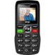 Мобільний телефон Ergo R182 Black, Black, 1.77", 32 МБ, 1000 мАг, Власна ОС, 3.5 мм, USB Type-C, 2, GSM, Bluetooth, FM-радіо, Моноблок