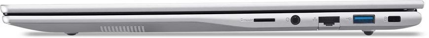 Ноутбук Acer Aspire Lite AL16-54P-54U7 (NX.DK6EU.002) Silver, Aspire Lite, Офіс, Навчання, Core 5 120U, Intel Core 5, 10, SSD, 512 ГБ, Інтегрована, Intel Graphics, Інтегрована, LPDDR5, 16 ГБ, 4800 МГц, 16", 1920&times;1200, IPS, 250 ніт, 60 Гц, USB-A; USB-A; USB-C; USB-C; HDMI; LAN, 58 Вт&middot;год