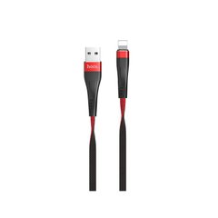 Cable HOCO Lightning U39 Slender 1.2m Black/Red
