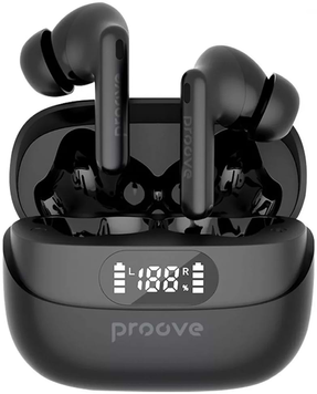Bluetooth Earphones Proove Digital Pro TWS with ANC Black, Black, TWS (вкладиші), 30 год, Повсякденне, USB-C, Bluetooth, 5.4, Є, IPX4