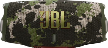 Колонка Bluetooth JBL Charge 6 Squad, Camouflage, Bluetooth, USB-C, Акумулятор, 30 Вт + 10 Вт, До 28 годин, JBL Pro Sound, Auracast, JBL Portable App, AI Sound Boost, Lossless Audio Playback, Вбудований павербанк, Ремінець для перенесення, IP68