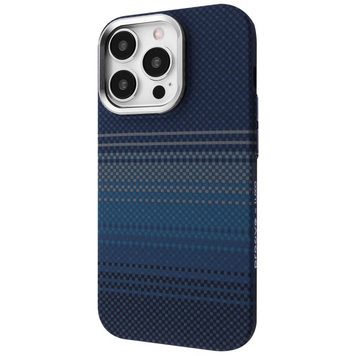 Накладка iPhone 14Pro Max Proove Gleam MagSafe Blue Stripes