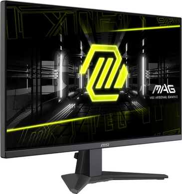 Монітор MSI 27" MAG 275F IPS Black 180Hz, Геймінг, 1920&times;1080, 27", 180 Гц, IPS, W-LED, MAG, 10 біт, 16:9, Регулювання кута нахилу, Плаский, DisplayPort, 3.5 мм audio, 2&times;HDMI, 100&times;100, Матове, 0.5 мс