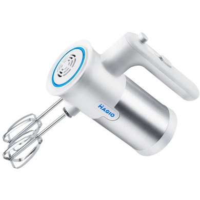 Міксер Magio МG-230 300W Білий/Сріблястий