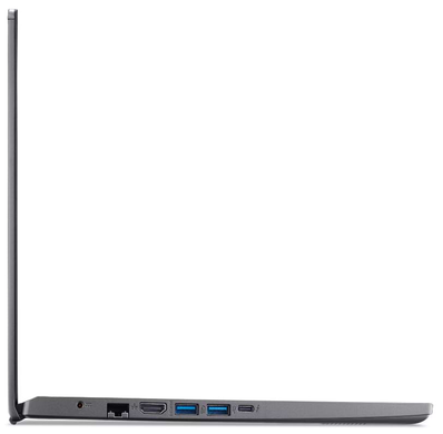 Ноутбук Acer Aspire 5 A515-57G-52Z4 (NX.KNZEU.003) Gray, Aspire 5, Геймінг, Навчання, Core i5-1235U, Intel Core i5, 10, SSD, 512 ГБ, Дискретна, GeForce RTX 2050, 4 ГБ, DDR4, 16 ГБ, 3200 МГц, 15.6", 1920&times;1080, IPS, 300 ніт, 60 Гц, USB-A; USB-A; USB-A; USB-C; HDMI 2.1; LAN, 53 Вт&middot;год