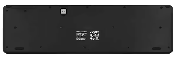 Бездротова клавіатура Proove Classic Code Black