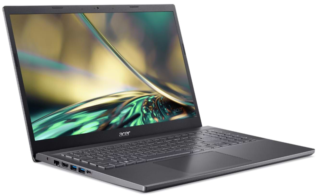 Ноутбук Acer Aspire 5 A515-57G-52Z4 (NX.KNZEU.003) Gray, Aspire 5, Геймінг, Навчання, Core i5-1235U, Intel Core i5, 10, SSD, 512 ГБ, Дискретна, GeForce RTX 2050, 4 ГБ, DDR4, 16 ГБ, 3200 МГц, 15.6", 1920&times;1080, IPS, 300 ніт, 60 Гц, USB-A; USB-A; USB-A; USB-C; HDMI 2.1; LAN, 53 Вт&middot;год