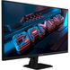Монітор Gigabyte 27" GS27QA IPS Black 180Hz, Геймінг, 2560&times;1440, 27", 180 Гц, IPS, W-LED, Gaming GS, 8 біт, 16:9, Регулювання кута нахилу, Плаский, HDMI, DisplayPort, 3.5 мм audio, 100&times;100, Матове, 1 мс