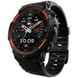 Смарт Годинник Black Shark GS3 Sport BS-W2402 Lava Black, Orange/Black, 140-220 мм, 1.43", Моніторинг стресу, Альтиметр, Моніторинг сну, Підрахунок кроків, GS3 Sport, iOS + Android, 14+ днів, AMOLED, Bluetooth, GPS, Магнітна зарядка, ЧСС, SpO2, Акселерометр, Барометр, Кругла, WR50m