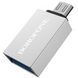 OTG Borofone BV2 MicroUSB Silver