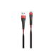 Cable HOCO Lightning U39 Slender 1.2m Black/Red