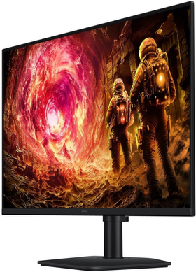 Монiтор Samsung 32" Odyssey G5 (LS32FG502EIXUA) IPS Black 180Hz, 2560&times;1440, 32", 180 Гц, IPS, W-LED, Odyssey G5, 8 біт, 16:9, Кут нахилу 90 градусів; Регулювання кута нахилу; Регулювання висоти, Плаский, HDMI, DisplayPort, 3.5 мм audio, 100&times;100, Матове, 1 мс