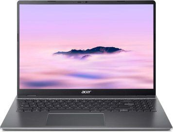 Ноутбук Acer Chromebook Plus CB516-1H (NX.JCNEU.003) Steel Gray, Chromebook Plus 516, Офіс, Навчання, Core i5-1334U, Intel Core i5, 10, SSD, 512 ГБ, Інтегрована, Intel Iris Xe Graphics, Інтегрована, LPDDR5X, 16 ГБ, 4800 МГц, 16", 1920&times;1200, IPS, 300 ніт, 60 Гц, USB-A; USB-A; USB-C; USB-C; HDMI, 53 Вт&middot;год