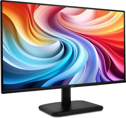 Монітор Acer 24.5" EK251QP6bi (UM.KE1EE.601) IPS Black 144Hz, Геймінг, 1920&times;1080, 24.5", 144 Гц, IPS, W-LED, EK, 8 біт, 16:9, Регулювання кута нахилу, Плаский, HDMI, VGA, 100&times;100, Матове, 1 мс
