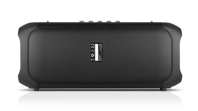 Акустична система REAL-EL X-795 Black, Black, Bluetooth, AUX, USB, microSD, Мікрофон, Акумулятор, 70 Вт, До 10 годин, TWS, Караоке, LED-дисплей, RGB-підсвічування, Дистанційне керування