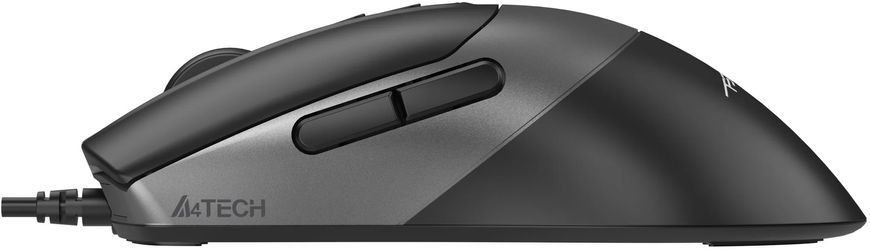 Миша A4Tech Fstyler FM50S Plus Black, Офісна, Дротова, 7, USB, 3200, 1.50 м, Пластик, 105 &times; 70 &times; 42 мм, Симетричний, Оптичний