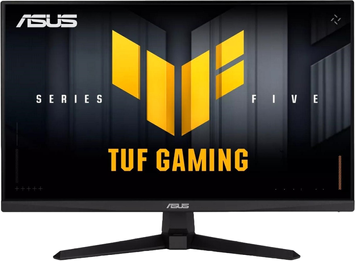 Монітор Asus 23.8" TUF Gaming VG249QM5A (90LM0BA0-B01171) IPS 240Hz Black, Геймінг, 1920&times;1080, 23.8", 240 Гц, IPS, W-LED, TUF Gaming, 8 біт, 16:9, Кут нахилу 90 градусів; Регулювання кута нахилу; Регулювання висоти, Плаский, 3.5 мм audio, HDMI, DisplayPort, 100&times;100, Матове, 1 мс