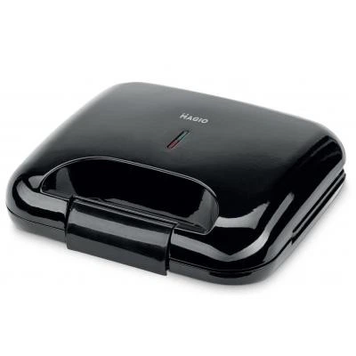Сендвічниця Magio МG-368 750W Чорний, 720 Вт, Приготування сендвічів, Антипригарне покриття, Світлові індикатори, Фіксатор кришки, Трикутні пластини