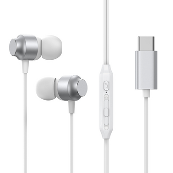 Навушники Joyroom JR-EC06 Type-C Silver
