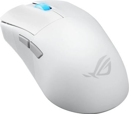Миша бездротова Asus ROG Harpe Ace Aim Mini White (90MP03Z0-BMUA10), White, Ігрова, Бездротова, 5, 2.4 ГГц, 42000, Пластик, 117 &times; 63 &times; 37 мм, Симетричний, Оптичний