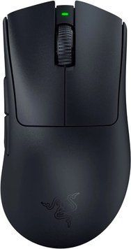 Миша бездротова Razer DeathAdder V3 Pro Black (RZ01-04630100-R3G1), Black, Ігрова, Бездротова, 5, USB; 2.4 ГГц, 30000, Пластик, 128 &times; 68 &times; 44 мм, Ергономічний для правої руки, Оптичний