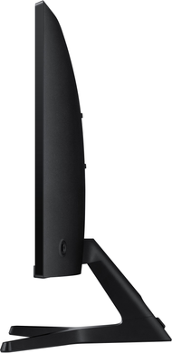 Монiтор Samsung 27" Essential S3 S27D390G (LS27D390GAIXUA) VA Black Curved 100Hz, 1920&times;1080, 27", 100 Гц, VA, W-LED, Essential S3, 8 біт, 16:9, Регулювання кута нахилу, Вигнутий, HDMI, VGA, 3.5 мм audio, 75&times;75, Матове, 4 мс