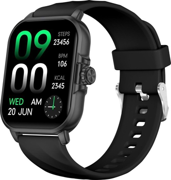 Смарт Годинник Black Shark GT3 Neo Black, Моніторинг стресу, Моніторинг сну, Підрахунок кроків, GT3 Neo, iOS + Android, 3-7 днів, AMOLED, Bluetooth, Магнітна зарядка, Акселерометр, ЧСС, SpO2, Прямокутна, IP68