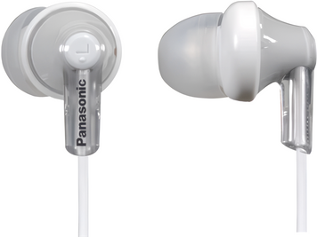 Навушники Panasonic RP-HJE120EE-Silver, Для музики, Вакуумні, 3.5 мм, Внутрішньоканальні, Без оснащення, 96 дБ, 16 Ом, 1.1 м, Закрите