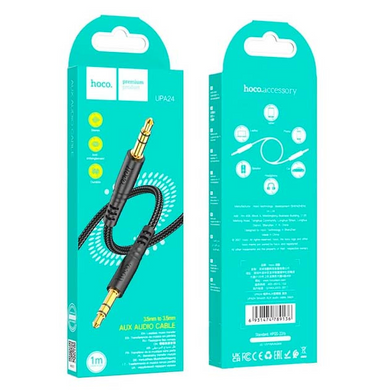 AUX Hoco UPA24 1m Black