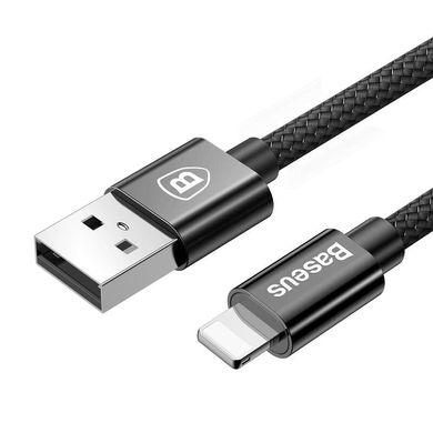 АЗП Baseus TZXLD-A01 Small Screw 3.4A 2 USB + Lightning Cable