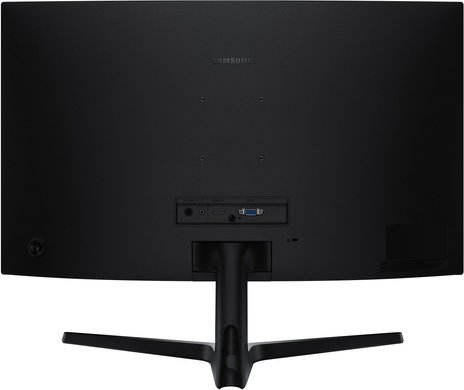 Монiтор Samsung 27" Essential S3 S27D390G (LS27D390GAIXUA) VA Black Curved 100Hz, 1920&times;1080, 27", 100 Гц, VA, W-LED, Essential S3, 8 біт, 16:9, Регулювання кута нахилу, Вигнутий, HDMI, VGA, 3.5 мм audio, 75&times;75, Матове, 4 мс
