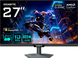 Монітор Gigabyte 27" M27UP IPS Black 160Hz, Геймінг, 3840&times;2160, 27", 160 Гц, IPS, W-LED, Gaming, 10 біт, 16:9, Регулювання кута нахилу, Плаский, HDMI, DisplayPort, 3.5 мм audio, 100&times;100, Матове, 1 мс