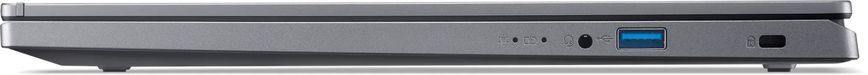 Ноутбук Acer Aspire 15 A15-51M (NX.JKVEU.002) Steel Gray, Aspire 15, Офіс, Навчання, Core i5-13420H, Intel Core i5, 8, SSD, 1 ТБ, Інтегрована, Intel UHD Graphics, Інтегрована, LPDDR5, 16 ГБ, 4800 МГц, 15.6", 1920&times;1080, IPS, 300 ніт, 60 Гц, USB-A; USB-A; USB4; HDMI, 53 Вт&middot;год