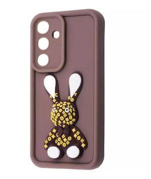 Накладка Samsung S24/S25 (S921B/S937B) Wave Pretty Things Rabbit Brown