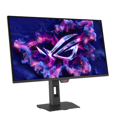 Монiтор Asus 26.5" ROG Strix XG27AQDNG (90LM0CH0-B01971) OLED Black 360Hz, Геймінг, 2560&times;1440, 26.5", 360 Гц, OLED, OLED, ROG Strix, 10 біт, 16:9, Кут нахилу 90 градусів; Регулювання кута нахилу; Регулювання висоти, Плаский, HDMI, DisplayPort, 3.5 мм audio, 100&times;100, Матове, 0.03 мс