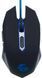 Миша Gembird MUSG-001-B Blue, Black/Blue, Ігрова, Дротова, 6, USB, 2400, 1.30 м, Пластик, 130 &times; 72 &times; 41 мм, Симетричний, Оптичний