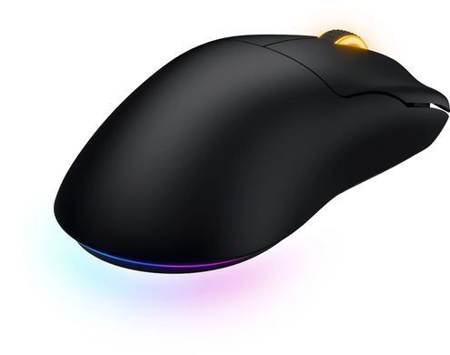 Миша бездротова Hator Pulsar 3 Pro Wireless Black (HTM640), Black, Ігрова, Бездротова, 5, USB; 2.4 ГГц; Bluetooth, 30000, Пластик, 123 &times; 68 &times; 38 мм, Симетричний, Оптичний